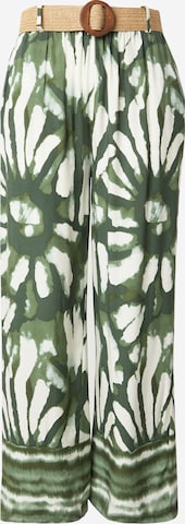 Largi Pantaloni 'Ce44cili' de la Z-One pe verde: față