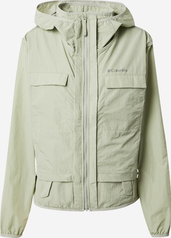 COLUMBIA Outdoor Jacket 'Spring Canyon' in Green: front