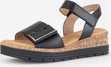 GABOR Sandals in Black: front