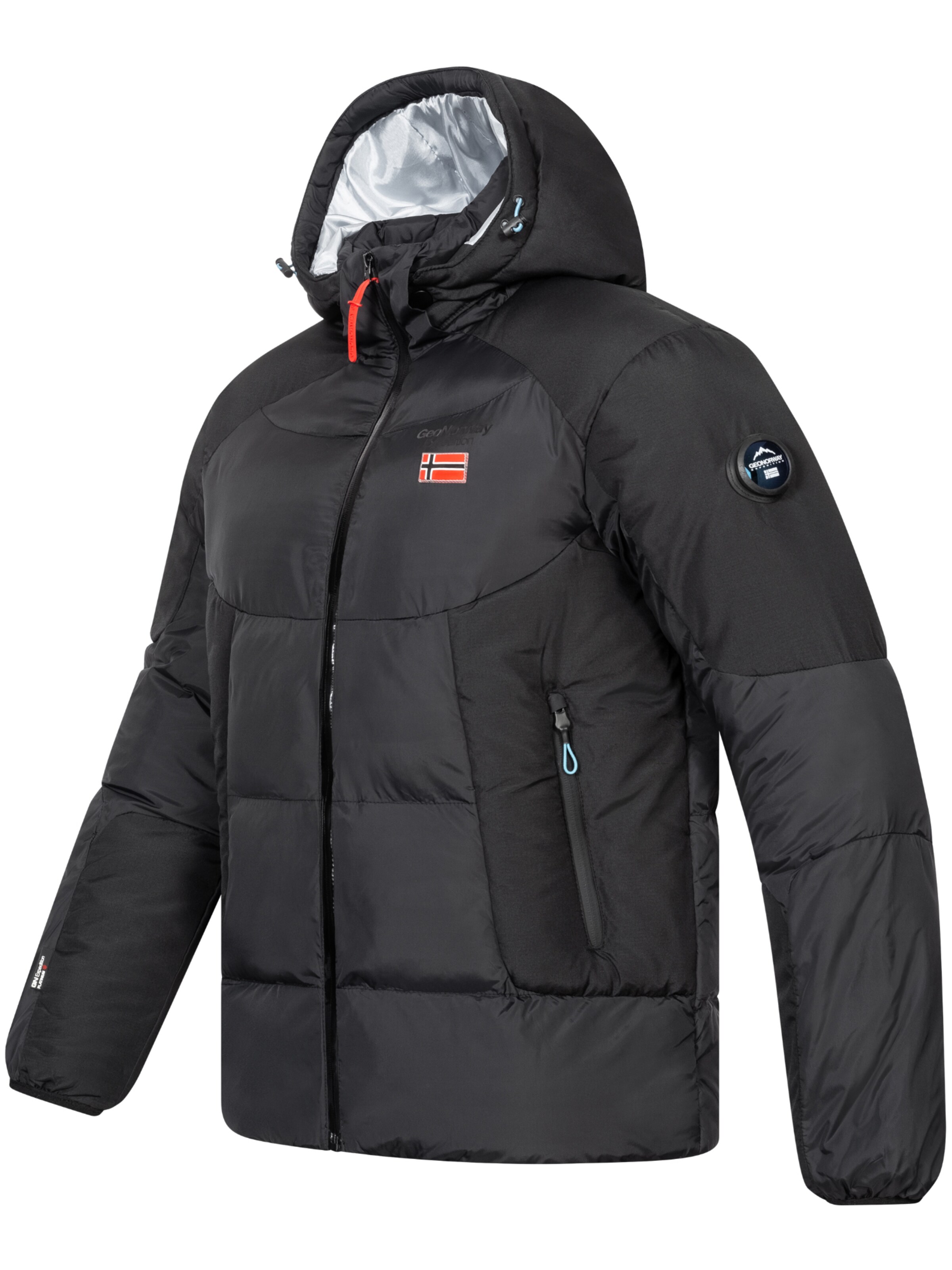 Geo Norway Winter Jacket in Black