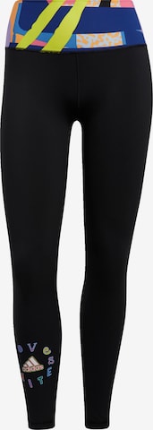 ADIDAS SPORTSWEAR - Skinny Pantalón deportivo 'Love Unites Believe' en negro