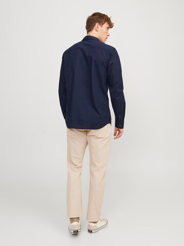 JACK & JONES Comfort fit Button Up Shirt 'JJESummer' in Blue