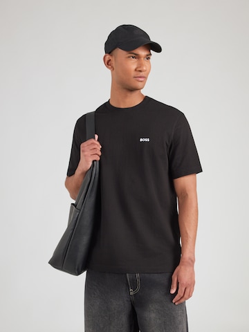 BOSS Футболка 'Member' в Черный