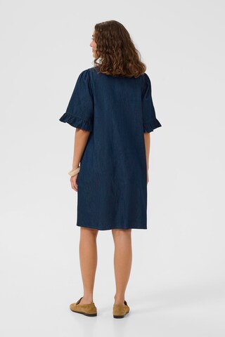 CULTURE Kjole 'CUlava' i blå