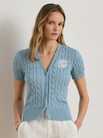 Lauren Ralph Lauren Neuletakki värissä sininen: etupuoli