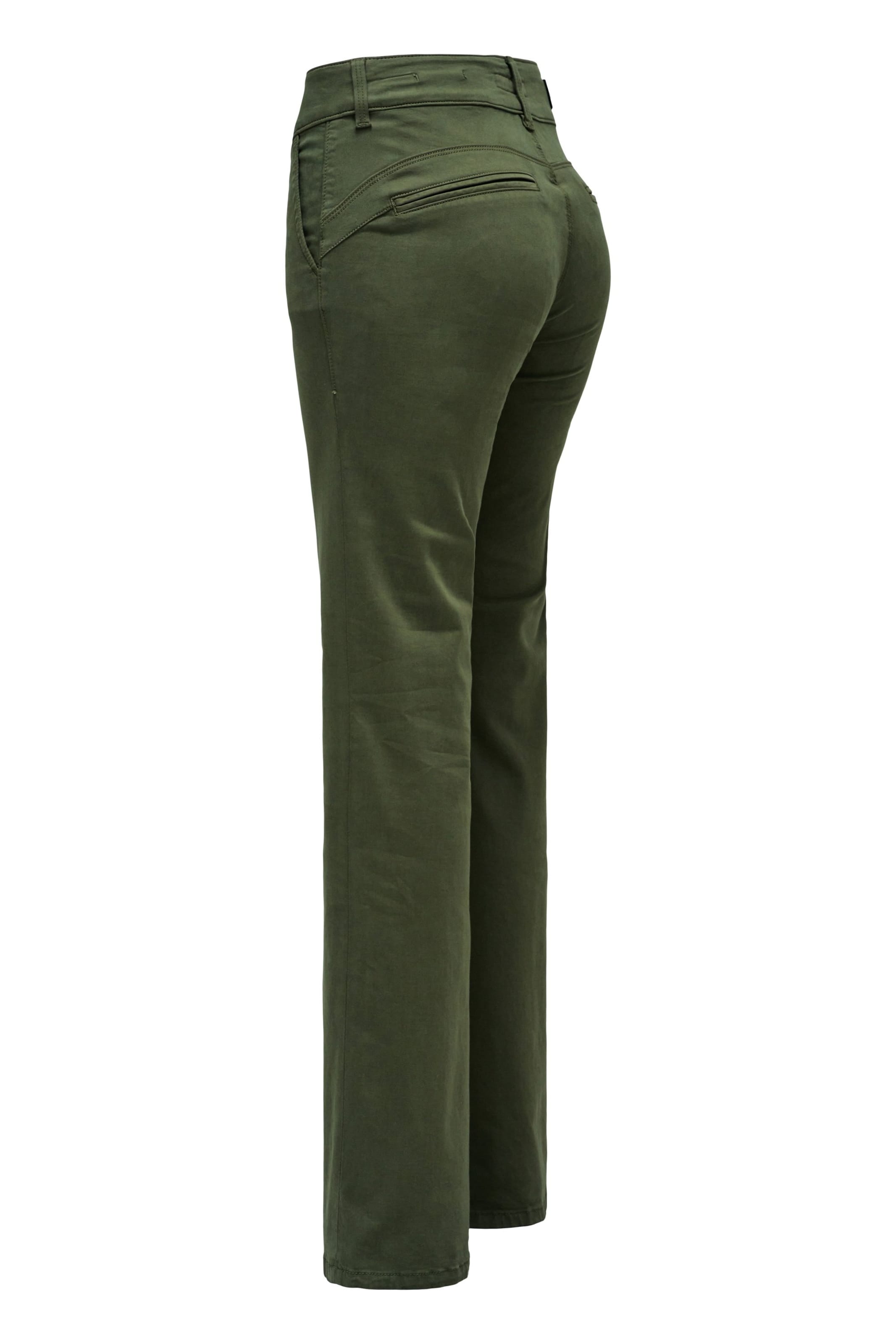 Salsa Jeans Regular Chino trousers 'Secret' in Green