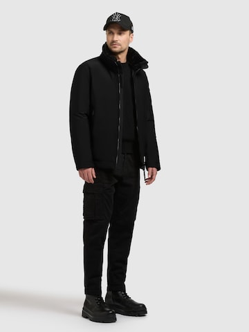 khujo Winterjacke 'Huey' in Schwarz