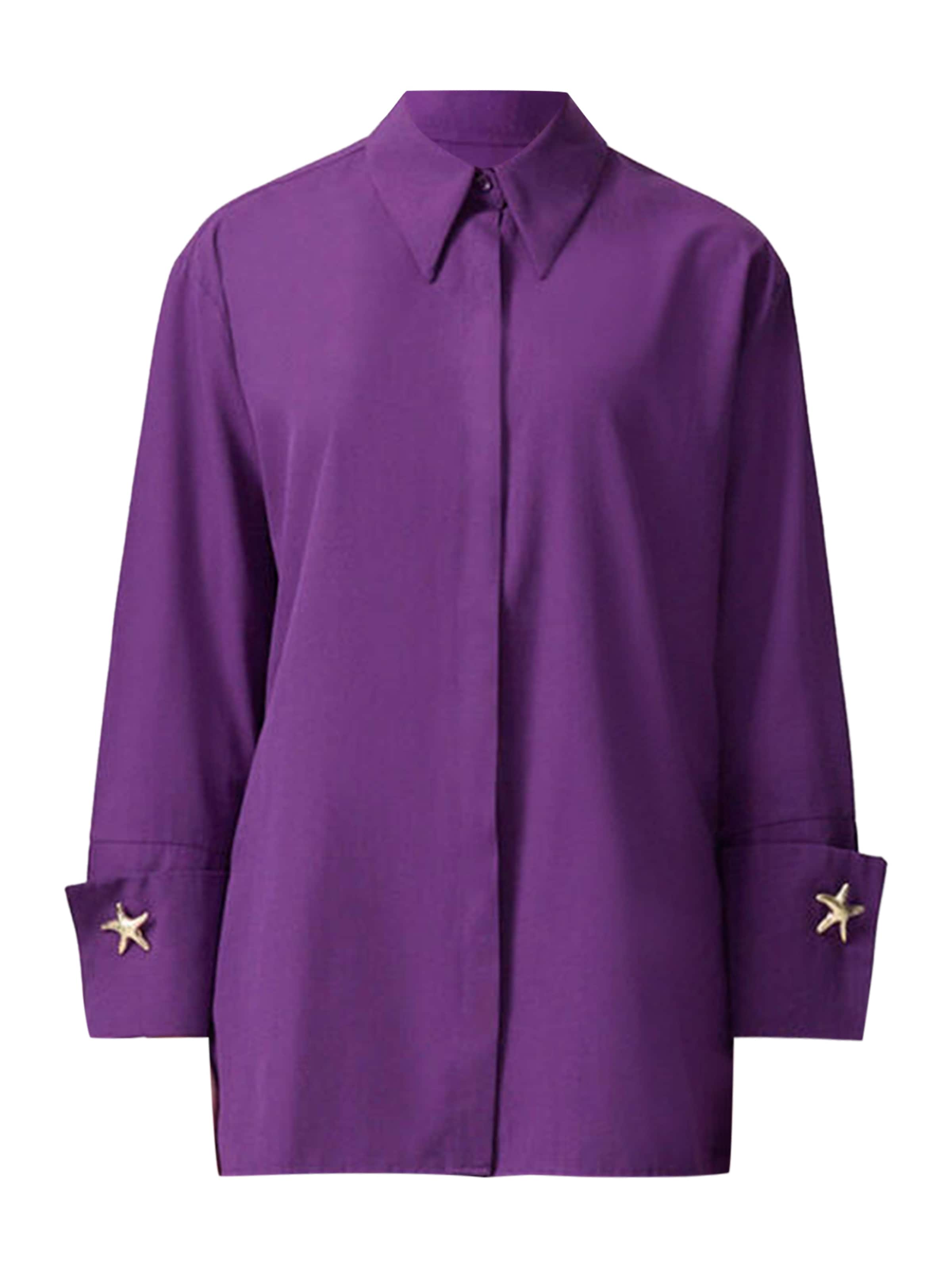 Touche Prive Blouse in Purple: front