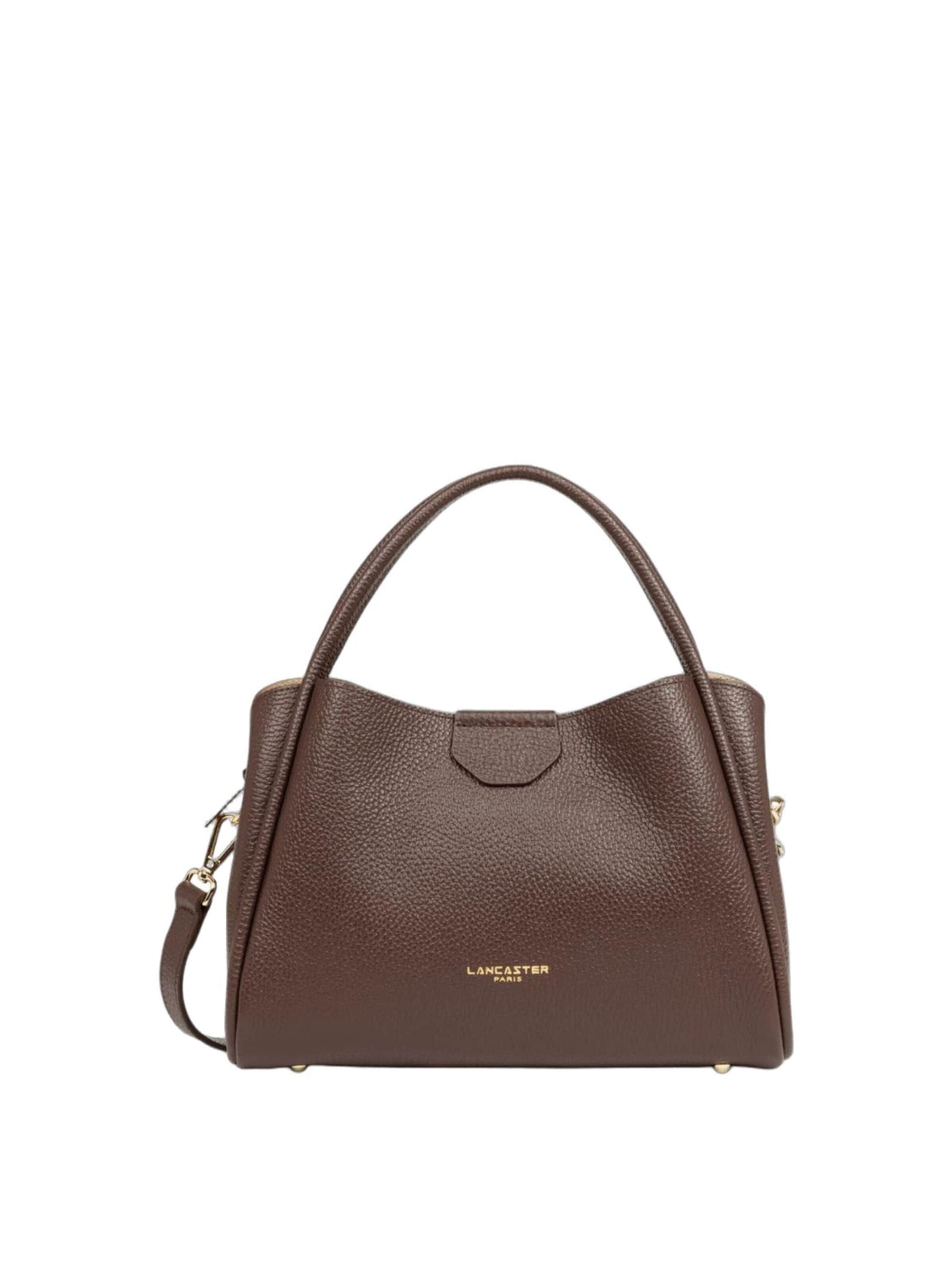 LANCASTER Paris - Bolso de mano 'Ida' en marrón: frente