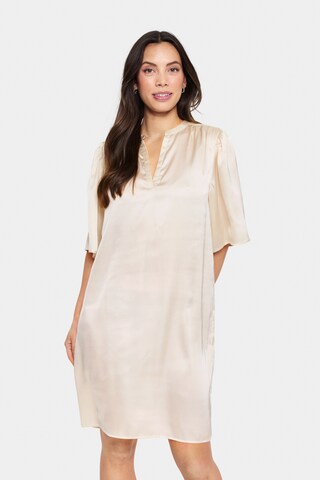 SAINT TROPEZ Shirt dress 'Safina' in Beige: front