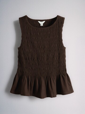 The Set Топ в кафяво