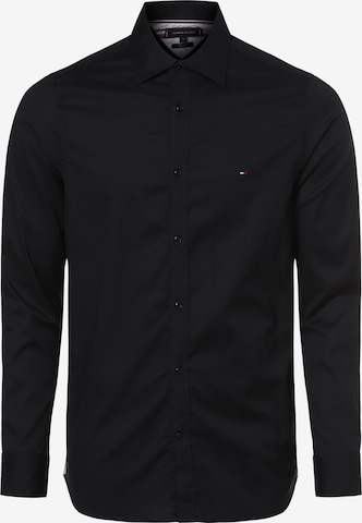 TOMMY HILFIGER Slim fit Overhemd in Blauw: voorkant