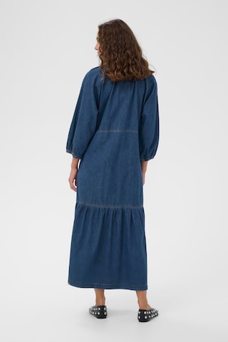 CULTURE Kjole 'Lava' i blå