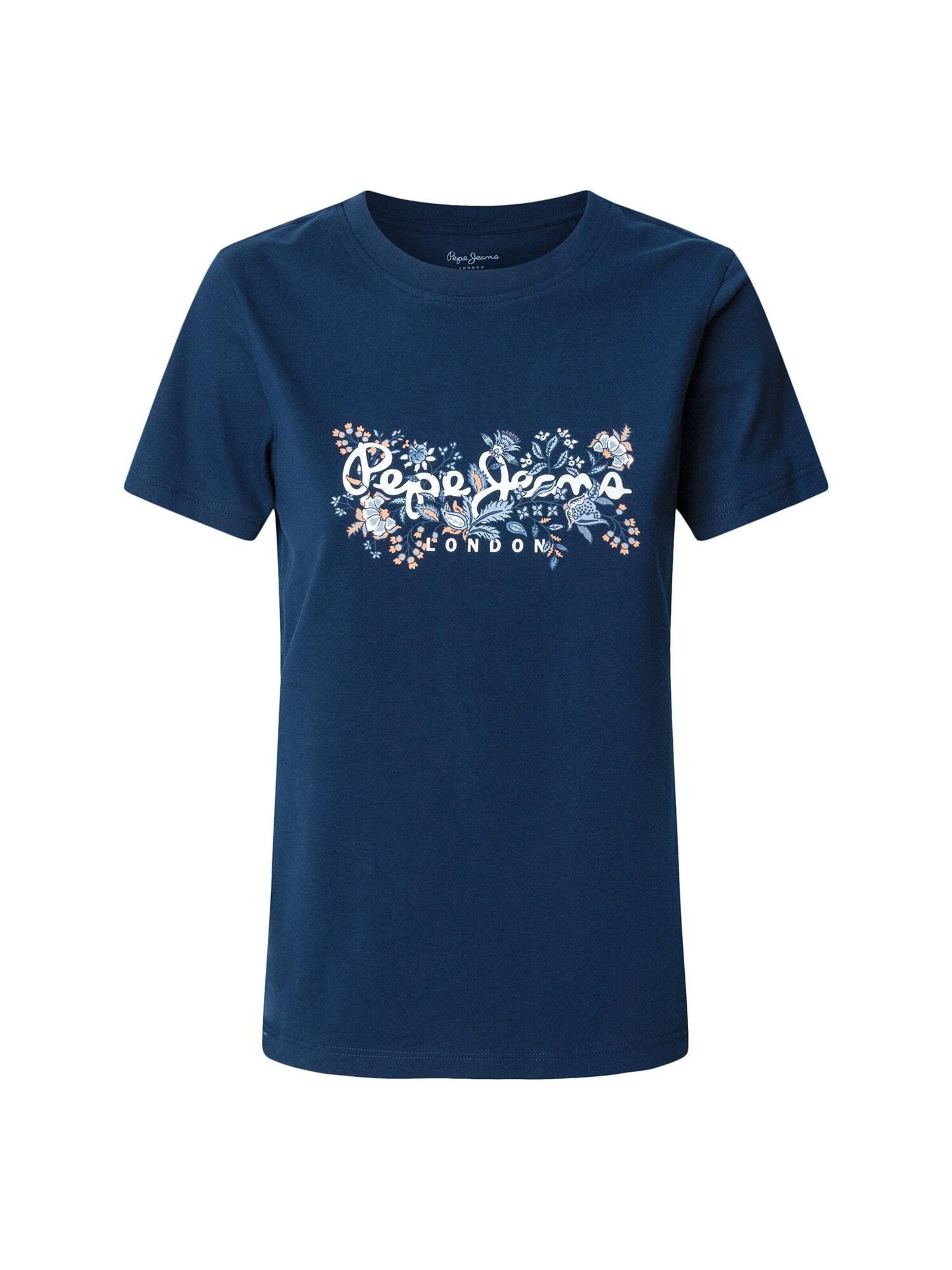 T-shirt 'Rosalind' Pepe Jeans en bleu : devant