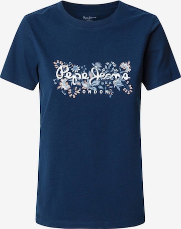T-shirt 'Rosalind' Pepe Jeans en bleu : devant