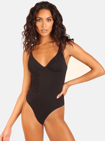 OW Collection Bodysuit 'BEA' in Black: front
