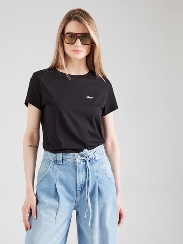 Tricou 'Esogo' de la BOSS pe negru: față