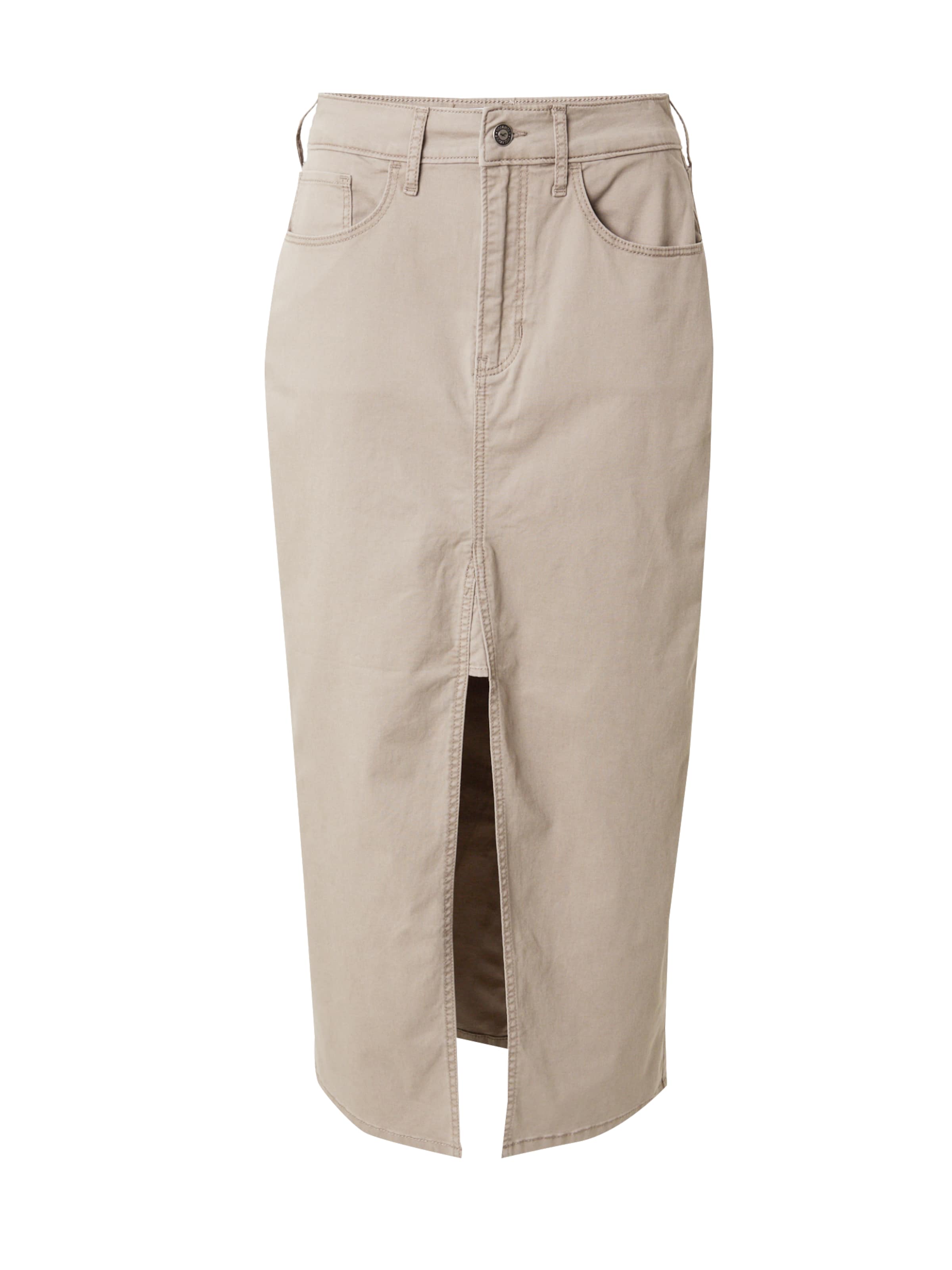 HOLLISTER Пола в кафяво: отпред