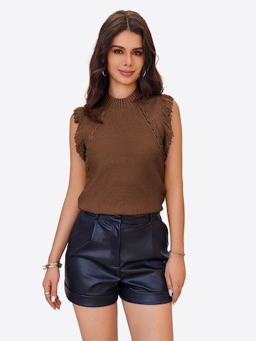 Imily Bela Svetr – hnědá: přední strana