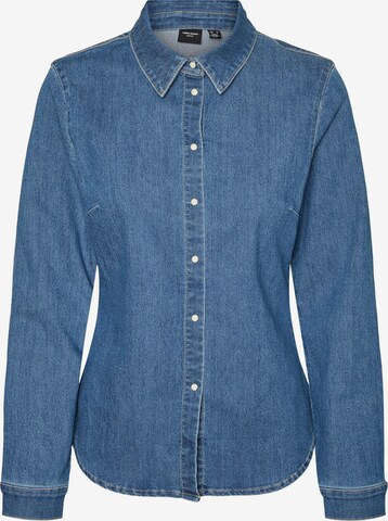 VERO MODA Blouse 'Sea' in Blue: front