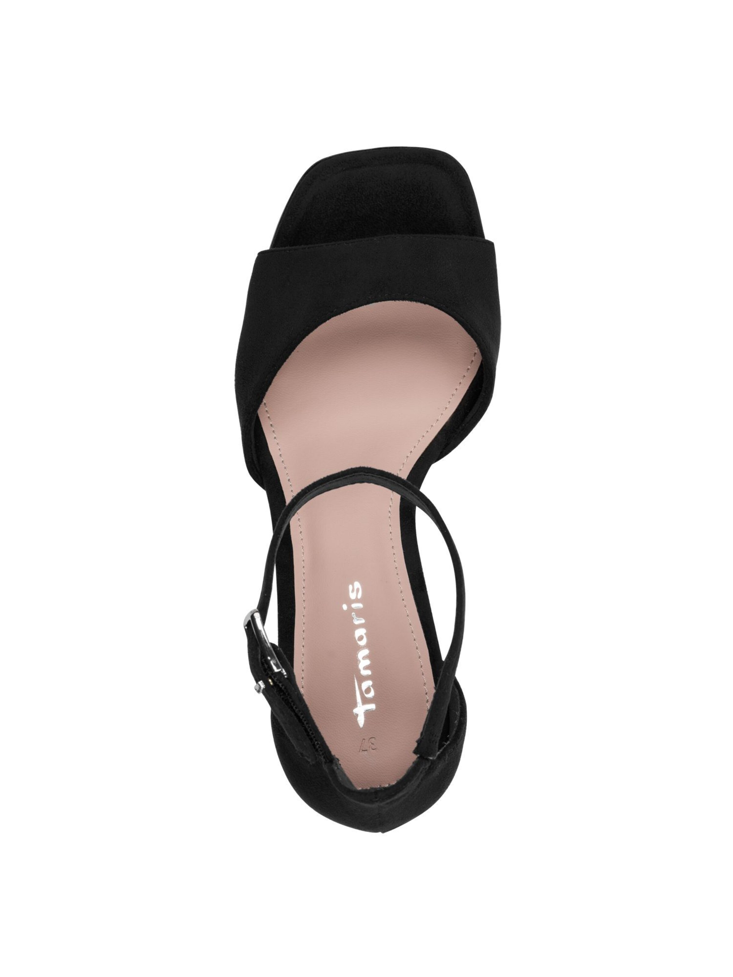 Tamaris - Sandalias con hebilla en negro