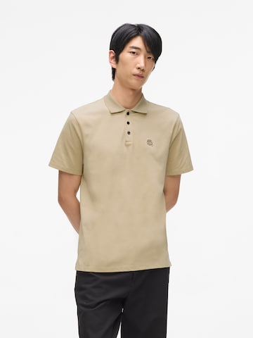 Karl Lagerfeld Shirt 'Ikon' in Beige: voorkant