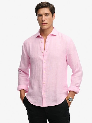 Superdry Regular Fit Hemd‌‌‌‌‌ in Pink