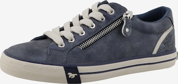 MUSTANG Sneakers laag in Blauw: voorkant
