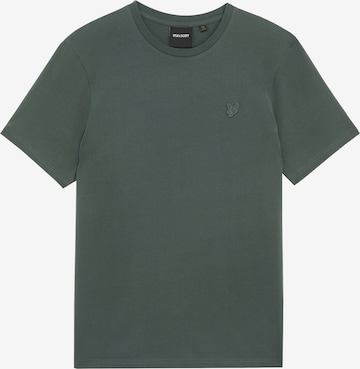 Lyle & Scott Shirt 'Tonal Eagle' in Groen: voorkant
