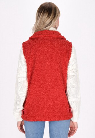 IZIA - Chaleco en rojo