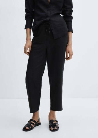 MANGO Loose fit Pants in Black