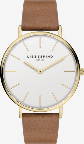 Liebeskind Berlin Analoog horloge in Bruin: voorkant