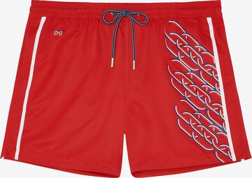 HOM Board Shorts ' Winner ' in Red: front