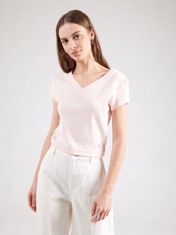 Calvin Klein Jeans Majica | roza barva: sprednja stran