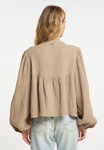 DreiMaster Vintage Bluse in Beige