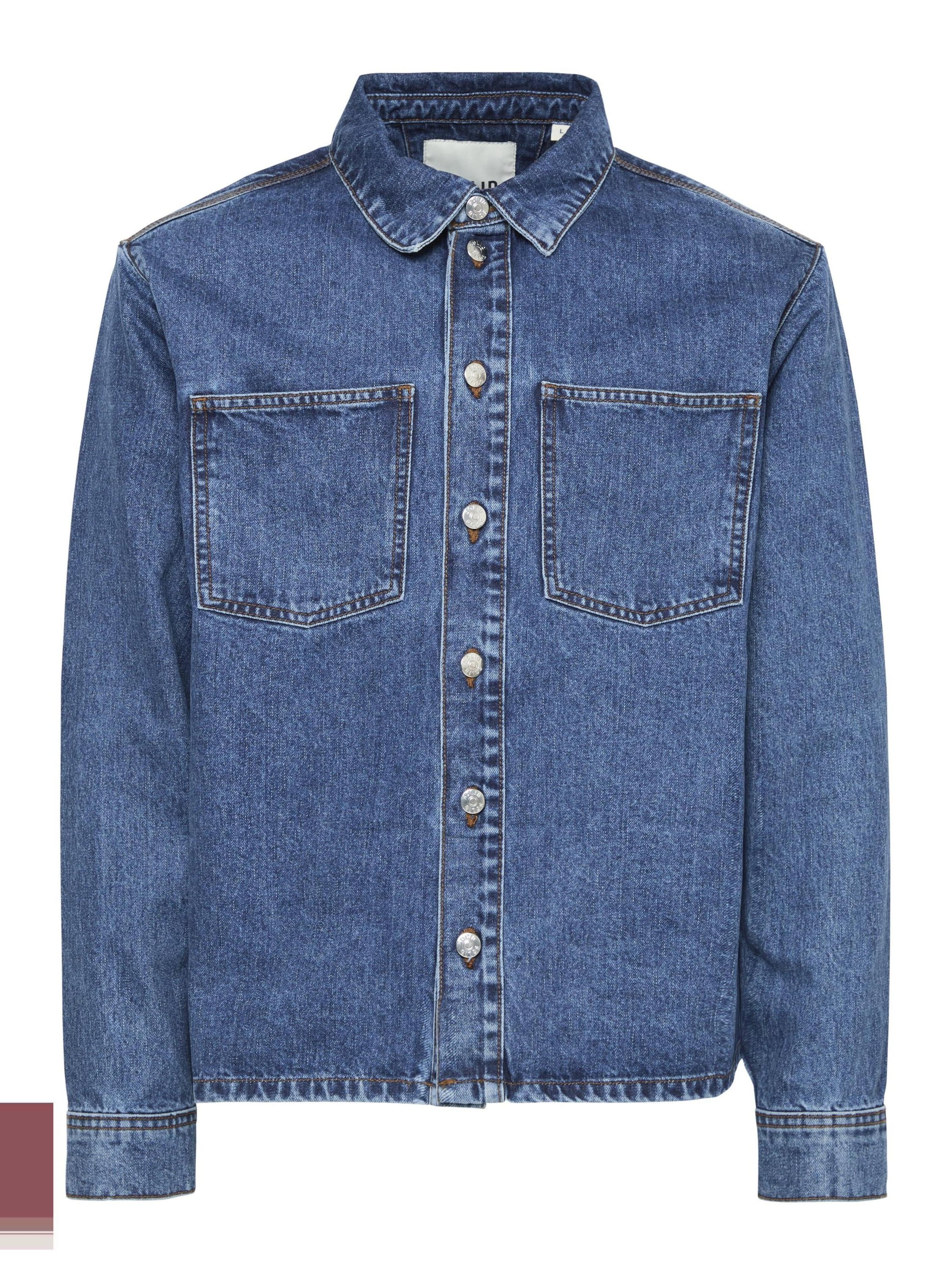 !Solid Tussenjas 'SDWILLIAM' in Blauw: voorkant