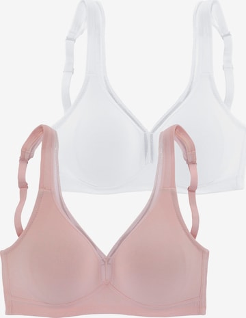 PETITE FLEUR T-shirt Bra in Beige: front