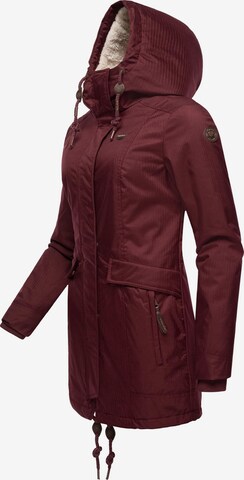 Ragwear - Parka de inverno 'Tunned' em vermelho