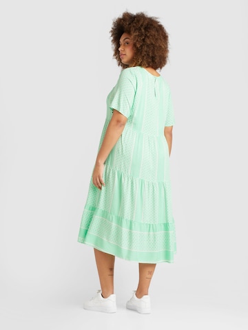 ONLY Carmakoma Φόρεμα 'MARRAKESH' σε πράσινο