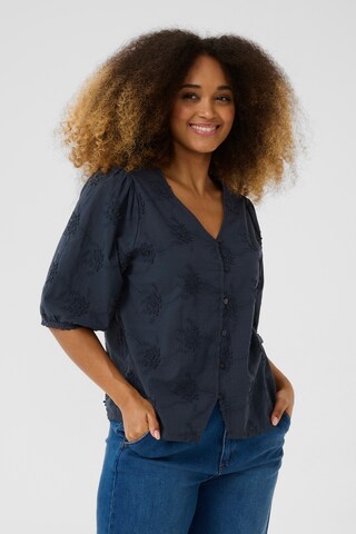 Camicia da donna 'Alisa' di Cream in blu: frontale