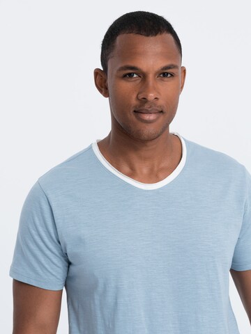 Ombre Shirt in Blauw