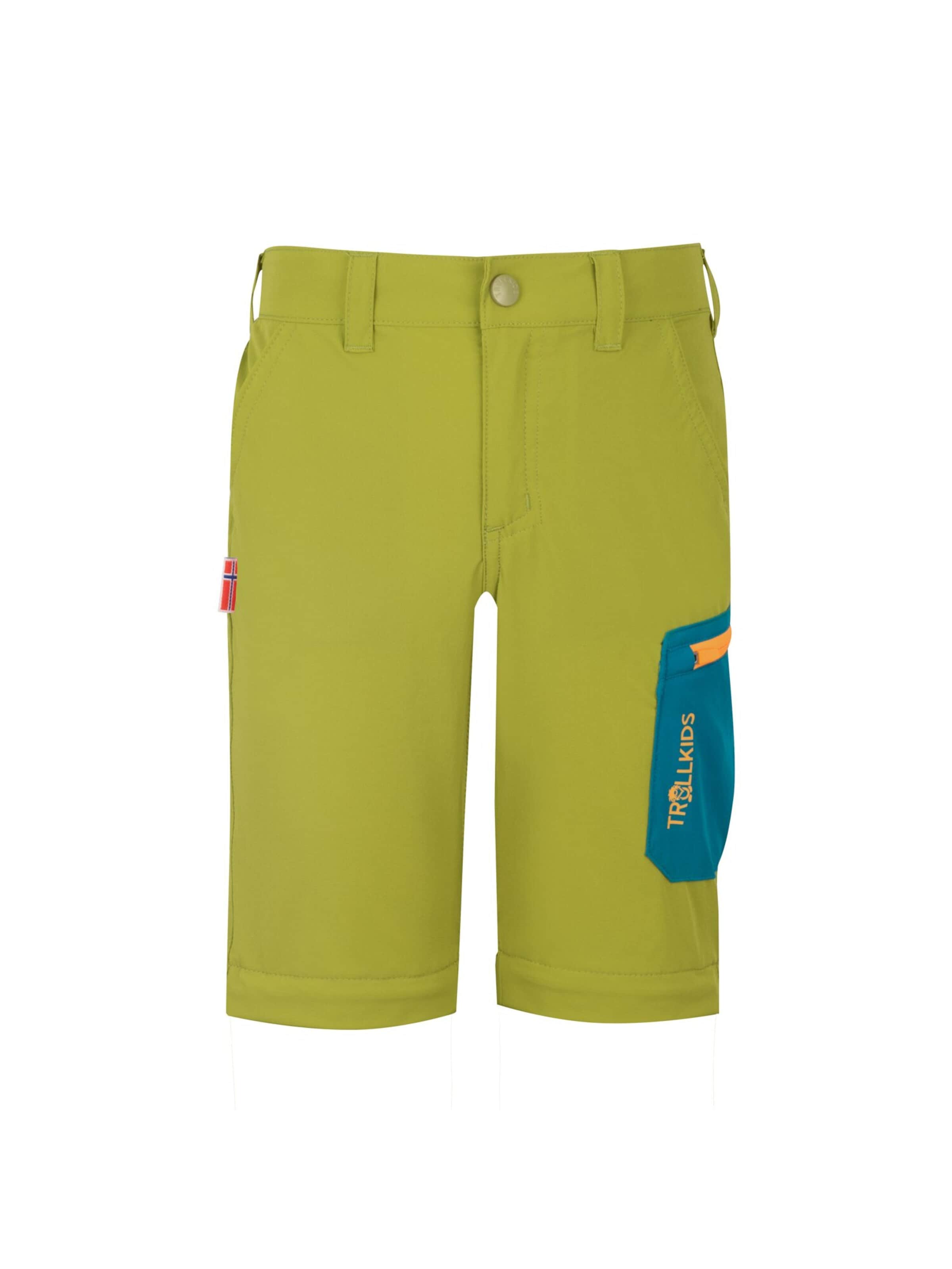 TROLLKIDS Regular Sporthose in Grün