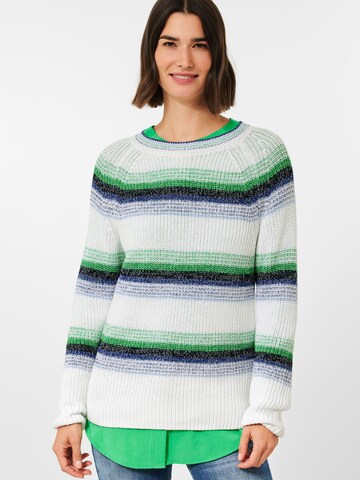 CECIL Sweater in White: front