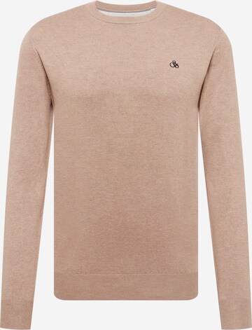 SCOTCH & SODA Trui in Beige: voorkant