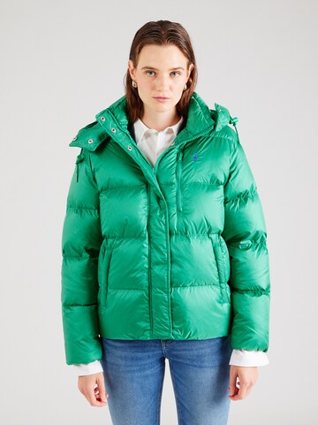 Giacca invernale di Polo Ralph Lauren in verde: frontale