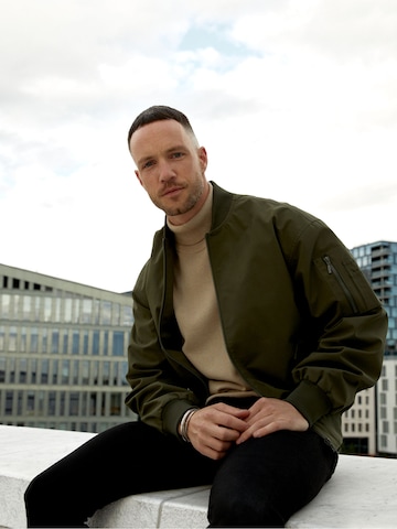 DAN FOX APPAREL Jacke 'Kalle' in Grün