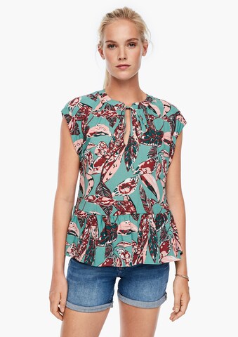 QS - Blusa en verde: frente