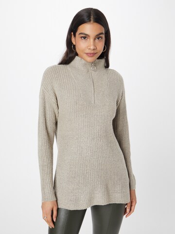 b.young Sweater 'NORA' in Grey: front