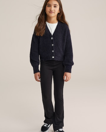 WE Fashion Flared Leggings in Black