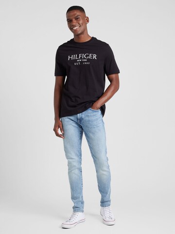 TOMMY HILFIGER Majica | črna barva